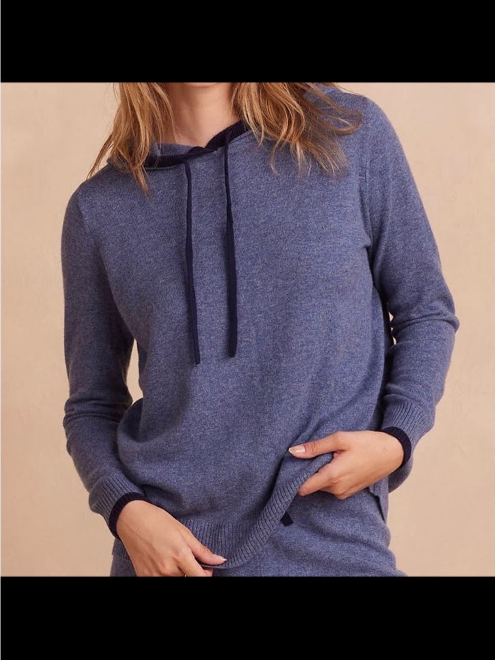 Summersalt The Coziest Cashmere Blend Hoodie Sweater size small
